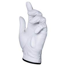 WINNER SPIRIT 女士用 全羊皮 Miracle Grip GCO 柔軟型 機能性 高爾夫手套 左手用 OSH-050, 1個, 白色
