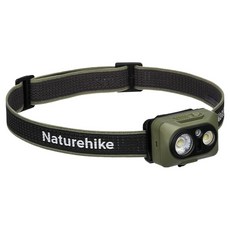 Naturehike 挪客 星嶼Max高性能感應式迷你LED頭燈 ZM010 苔蘚綠 輕巧便攜 多種模式, 1個