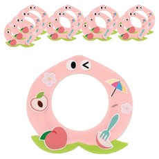 민화샵 과일 가면 만들기세트, 10세트, 복숭아