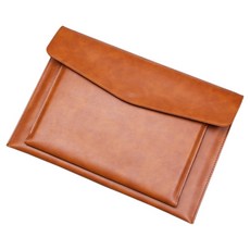 KHOHIMO A4文件收納皮革袋 5W0434, 棕色, 1個
