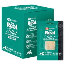하림펫푸드 전연령 반려동물 더리얼 필렛 간식, 닭가슴살, 30g, 10개
