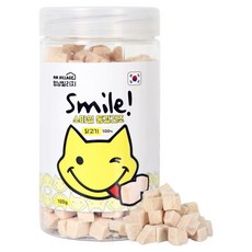 멍냥빌리지 반려동물 스마일 트릿 동결건조간식, 1개, 100g, 닭가슴살