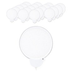 민화샵 원터치 부채 꾸미기, 무지, 20개