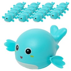 민화샵 물놀이 태엽 장난감, 고래, 20개