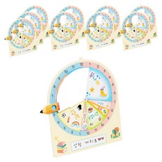 민화샵 돌아가는 생활계획표 만들기세트, 혼합색상, 10세트