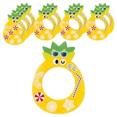 민화샵 과일 가면 만들기세트, 10세트, 파인애플