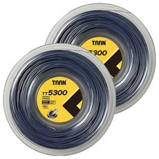 탄 테니스 스트링 TT5300, 그레이, 2개