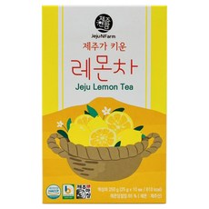 JejuNFarm 檸檬茶棒, 10片, 1個, 25g