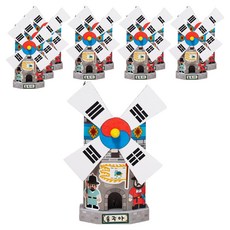 minhwashop 茶蠟燭太極旗紙風車製作套組, 混合顏色, 10套