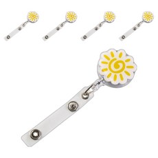 All Like 可愛伸縮證件扣 款式4, 混色, 5個