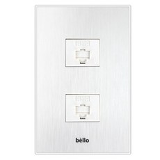 winners Bello Modula 1孔插座 8P 白色, 1個