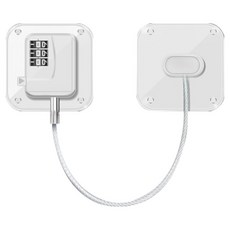 置物櫃鎖 鎖具 白色, 1個