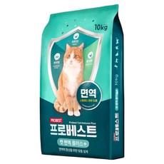 프로베스트 전연령 고양이 면역 플러스 사료, 곡물, 10kg, 1개 곡물, 10kg, 1개
