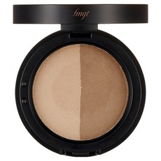 THE FACE SHOP 菲詩小舖 fmgt 台灣公司貨 小臉雙色修容盤 7g, 1個, 02 自然棕