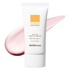 웰더마 펌킨 수딩 비타 톡스 톤업 선크림 SPF50+ PA+++, 50ml, 1개