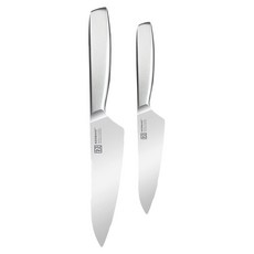 極 KEEMAKE 高碳鋼 輕巧極緻一體構造 不鏽鋼刀 2件組, 1組, 三德刀 + 蔬果小刀