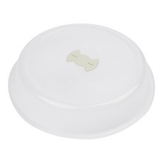 FOX RUN 防噴微波蓋 26cm 圓, 1個, 白色