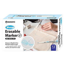 MUNGYO 可水洗馬克筆, 天藍色, 12個