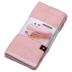 日本 oka PLYS 今治純棉蓬鬆迷你浴巾 100 x 46cm, 粉紅色, 1條