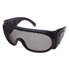 除草機用安全護目網 網狀眼鏡, 黑色, 1個