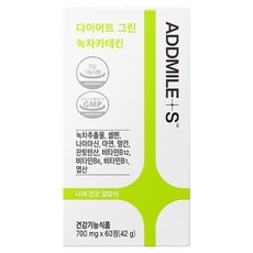 애드마일스 신풍제약 다이어트 그린 녹차카테킨, 1개, 60정