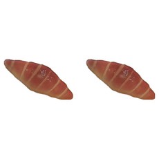 PDS家居裝飾 DESSERT 磁鐵 可頌 2入, 混合色