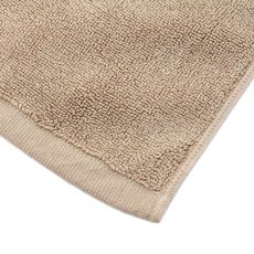 hiorie 日本桃雪 輕奢飯店風抑菌防臭快乾浴墊, 栗棕色, 1條