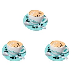 PDS家居裝飾 美味FOOD磁鐵 03 3入, 混合色