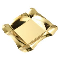 PDS家居裝飾 簡約多邊形飾品託盤, 金色