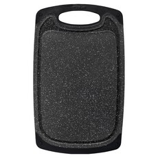 bella cuisine 大理石雙面防滑方形砧板, 黑色, 1個