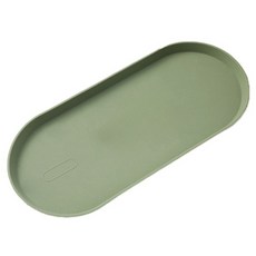 PDS家居裝飾 簡約橢圓形飾品託盤, 綠色