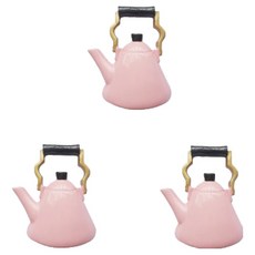 PDS家居裝飾 PINK 廚房磁鐵水壺 3入, 混合色