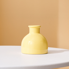 썬앤드림 북유럽 화병 마카롱 꽃병, 옐로우