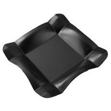 PDS家居裝飾 簡約多邊形飾品托盤, 黑色