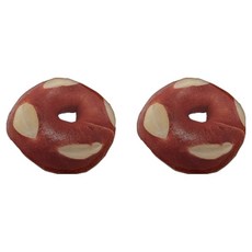 PDS家居裝飾 DESSERT 貝果磁鐵 2入, 混合色