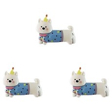 PDS居家裝飾 可愛DOG磁鐵 05 3入, 混色