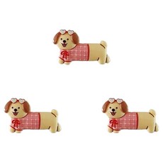 PDS家居裝飾 可愛DOG磁鐵 02 3入, 混合顏色