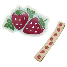 SCHÖN 日本草莓保冷劑 + 午餐腰帶, 1組, 2個