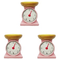 PDS居家裝飾 PINK 廚房磁鐵秤 3入, 混合色