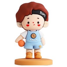 PDS家居裝飾 活力兒童 PVC 裝飾品 室內擺件 公仔 籃球, 混合顏色