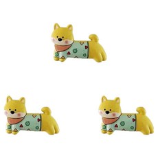 PDS홈데코 큐트 DOG 마그넷 04 3p, 혼합색상