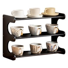 HAPPY LiFE 桌面置物架 12208 50cm 3層, 黑色