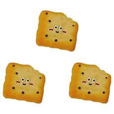 PDS家居裝飾 可愛零食磁鐵 06 3入, 混合色