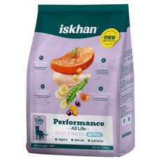 이즈칸 캣 전연령용 퍼포먼스 올라이프 건식사료, 닭, 2.5kg, 1개