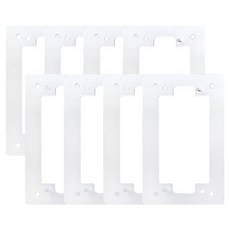 Legrand 羅格朗 Taviang 雙孔嵌入式插座輔助座 Simple 白色, 8個