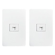 Legrand 羅格朗 T'avian 8P 1孔 簡約白, 2個