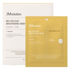 JMsolution 肌司研 Bio Vita Duo亮白面膜 34g, 1盒, 4片