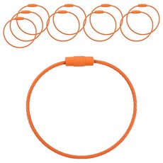 리코즈 컬러 와이어링, 주황, 10개