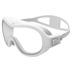 Mood Spoon兒童款寬視角泳鏡, 1個, 白色