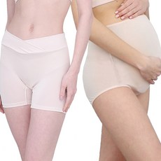 人造絲高腰內褲 + 四角內褲組